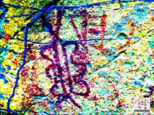 Arte rupestre - realce com Dstrecth