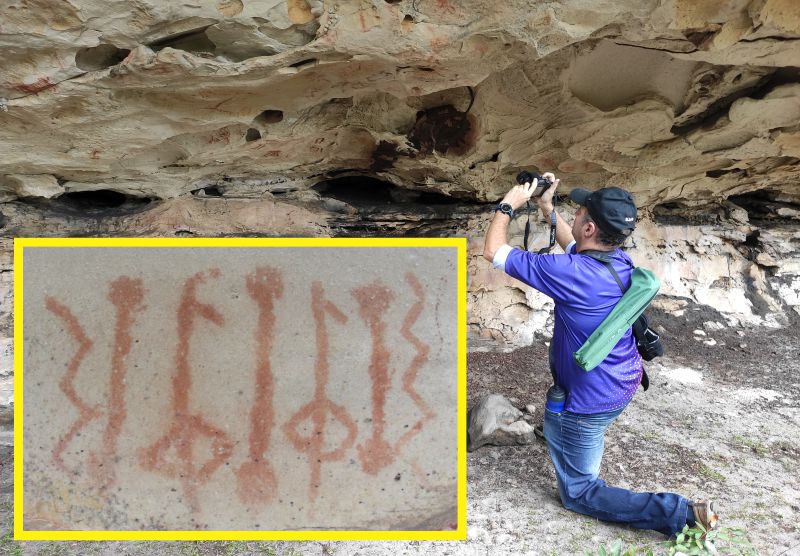 A misteriosa pintura rupestre da Serra Negra, seria a comprovação da presença dos Vikings nas Sete Cidades do Piauí?