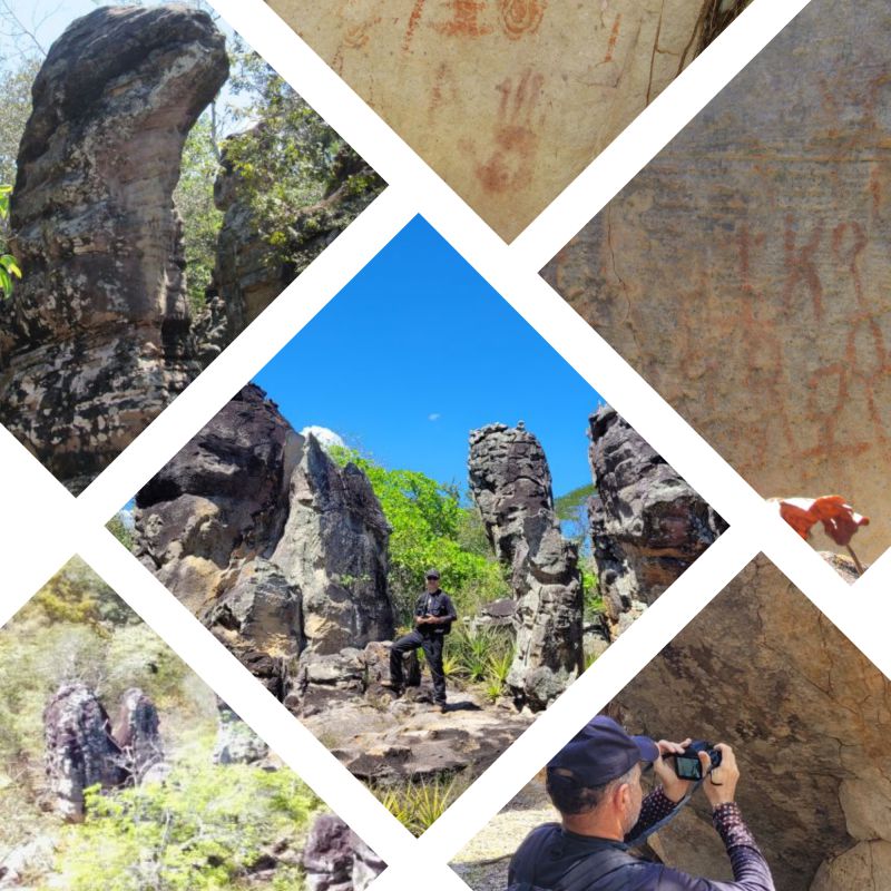 As surpreendentes formações rochosas de “Pedras de Torres” colocam a cidade de Cocal na rota das pinturas rupestres do Piauí
